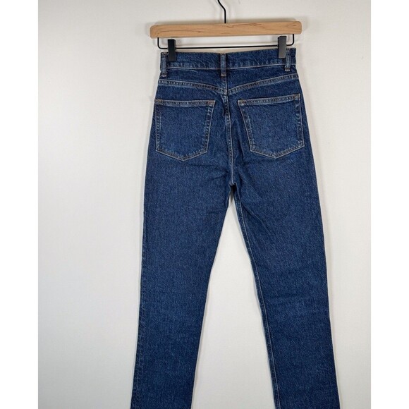 Reformation Womens Jeans Blue Huntington Denim Liza High Rise Straight Size 24 - Picture 8 of 10